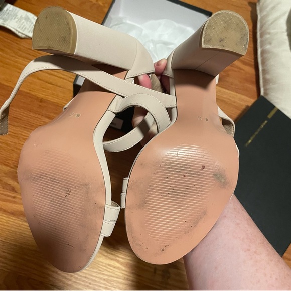 Women's Chunky Heel Sandal Strappy Open Toe Ankle Strap - Picture 7 of 10